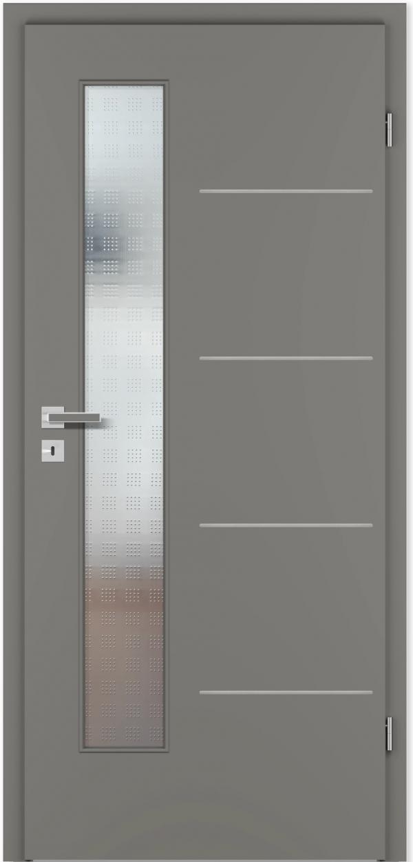 Tür Aura Typ a834 Staubgrau matt