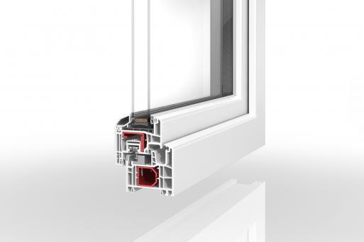 Kunststoff-Fenster PaXabsolut 74 mit 2-fach Verglasung