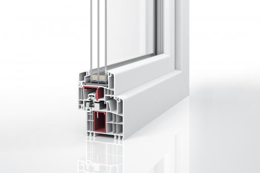 Kunststoff-Fenster PaXabsolut Neo 83 weiss mit 3-fach Verglasung